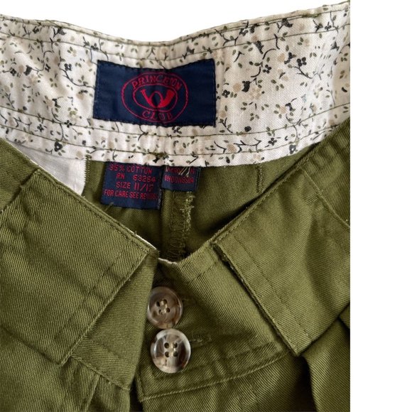 PRINCETON CLUB Bermuda Short Womens 11/12 Regular Size Army Green - Picture 7 of 8